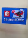 Snow fire truck assembly building block model, children's small particle building blocks, boys' birthday gift Lego details Picture